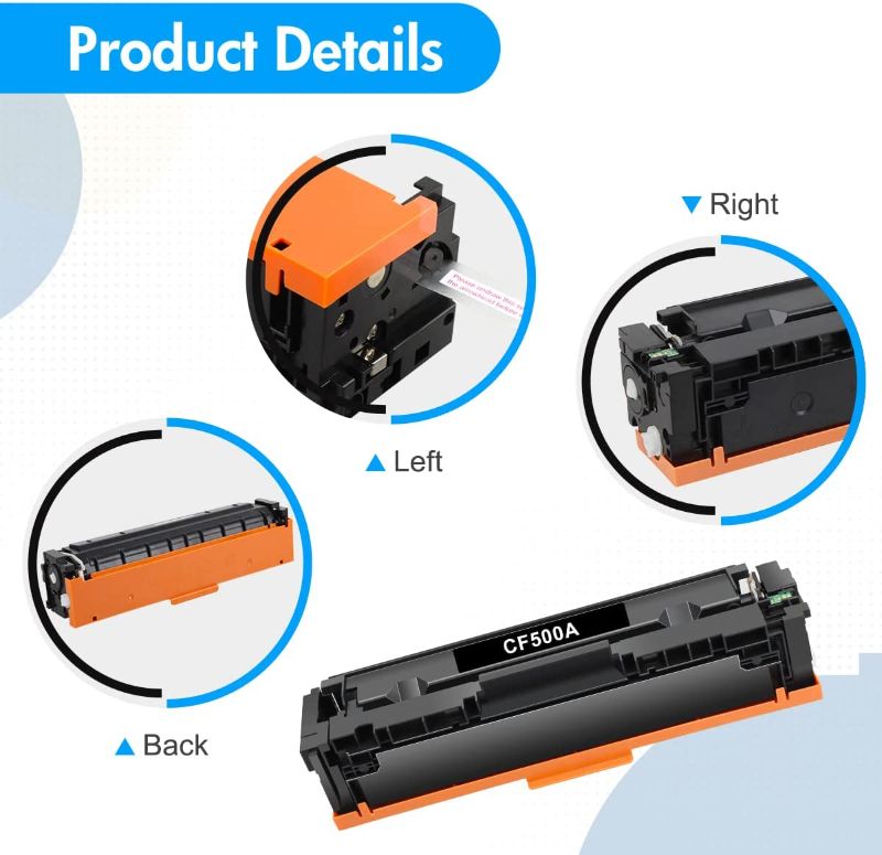 Photo 1 of 202X Toner Cartridge 5 Pack Compatible Replacement
