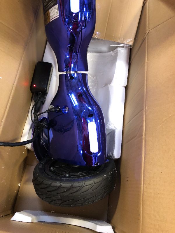 Photo 4 of ***BROKEN PIECE*** POWERS ON**rt106sa blue hoverboard 