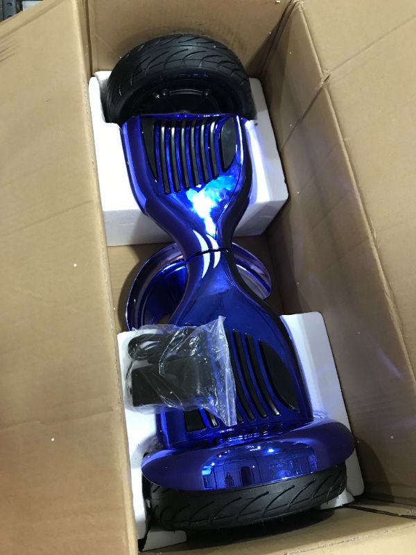 Photo 2 of ***BROKEN PIECE*** POWERS ON**rt106sa blue hoverboard 