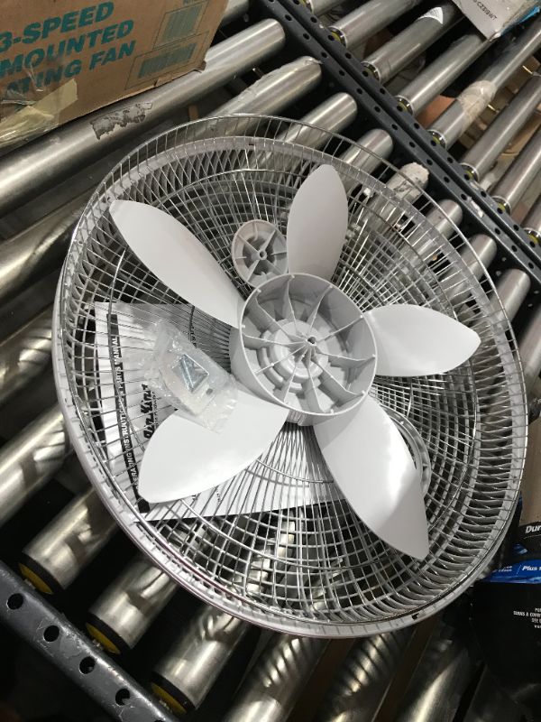 Photo 2 of 18 in. Commercial Grade Oscillating Wall Mount Fan