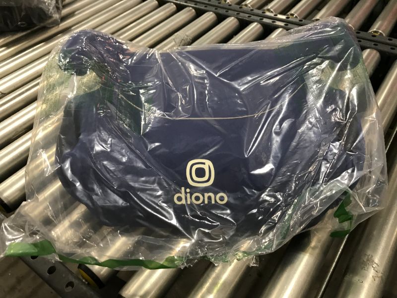 Photo 2 of Diono Solana, No Latch, Single Backless Booster Car Seat, Lightweight, Machine Washable Covers, Cup Holders, Blue
