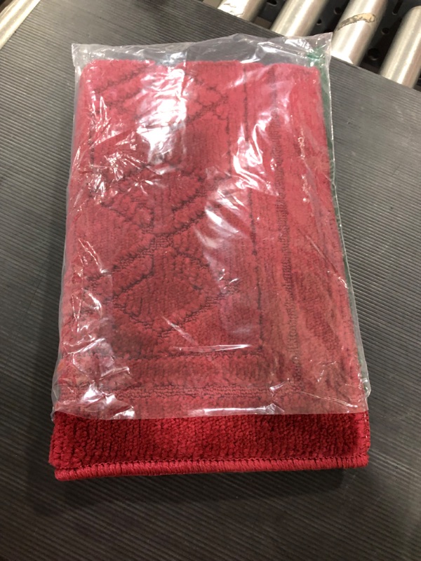 Photo 1 of 31x19 red bath rug 