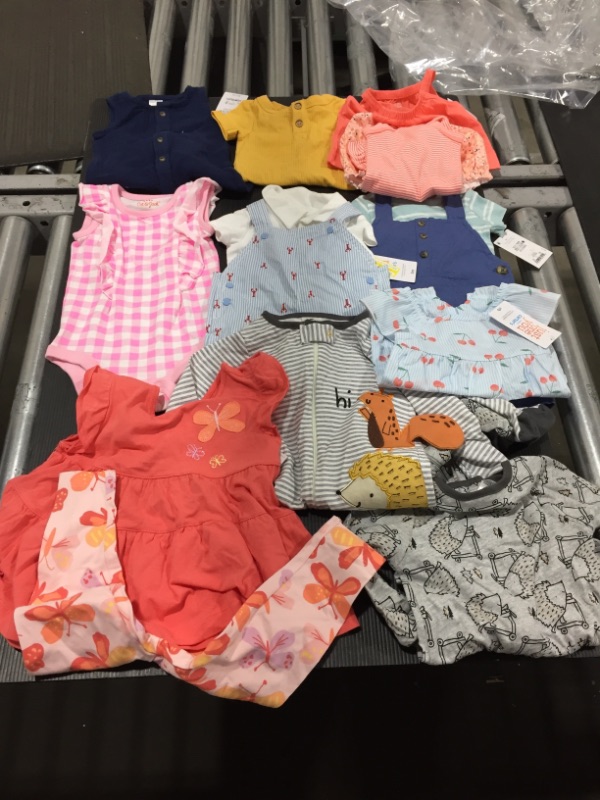 Photo 1 of BUNDLE OF BABY GIRL CLOTHING SIZES VARIETY FROM NB-18MONTHS 