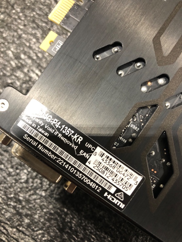 Photo 1 of EVGA GeForce GTX 1650 Super SC Ultra Gaming, 4GB GDDR6, Dual Fan, Metal Backplate, 04G-P4-1357-KR