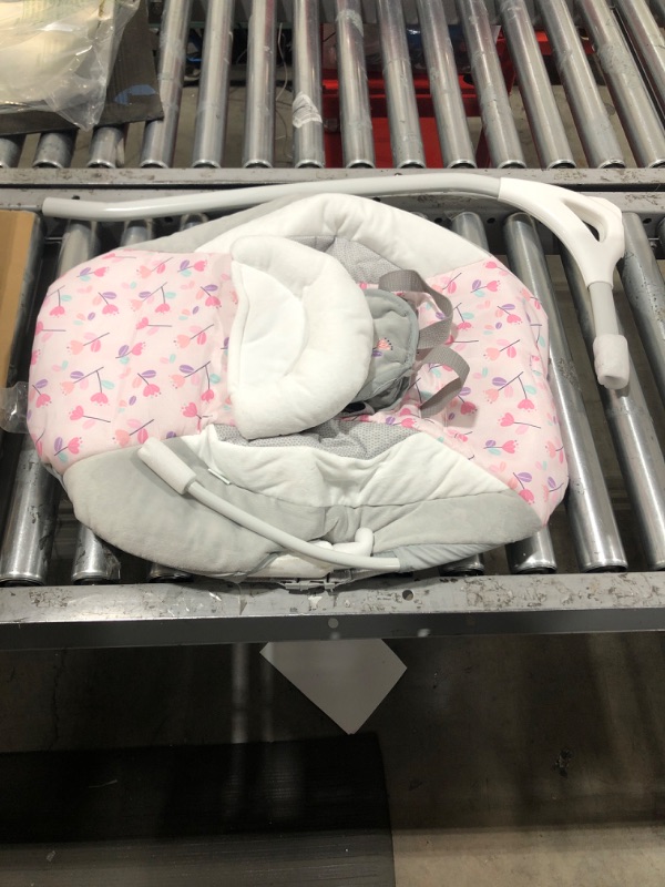 Photo 4 of Ingenuity SimpleComfort Lightweight Multi-Direction Compact Baby Swing - 6 Speeds, Nature Sounds & Vibrations - Cassidy (Pink) 1 Count (Pack of 1)