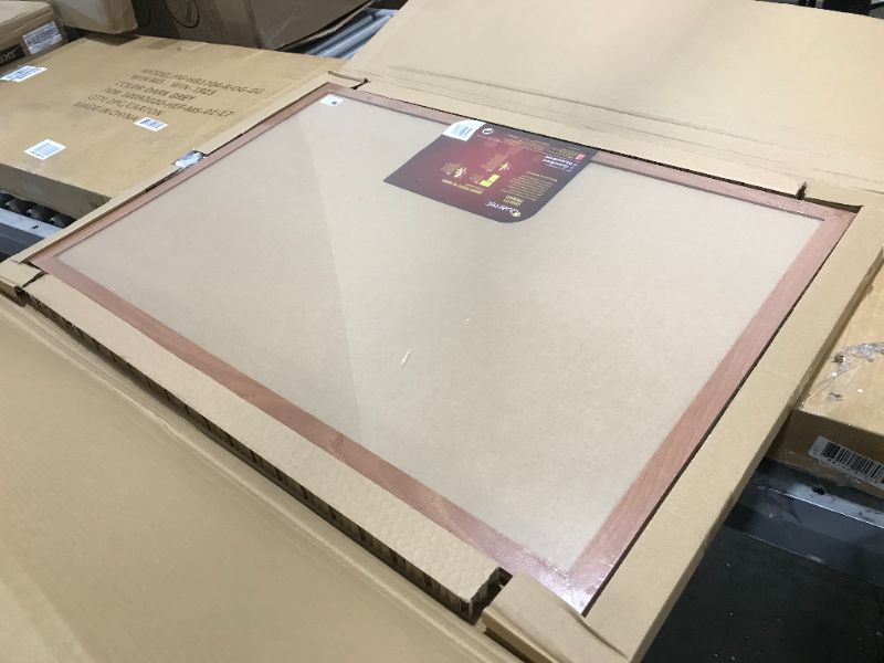 Photo 1 of Quartet Corkboards, Framed Bulletin Boards, 2' x 3' Cork Boards, Oak Finish Frame, Case of 6 (MWDB2436-ECR) Oak Frame - 6-pack