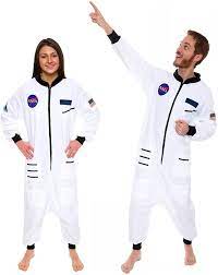 Photo 1 of Astronaut One Piece Adult Space Jumpsuit Cosplay Costume by Silver Lilly, SIZE LARGE
