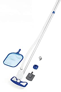 Photo 1 of Bestway 58234 Above Ground Pool Cleaning & Maintenance Accessories Set Kit for Filter Pumps with a 530 GPH Flow Rate - Blue
