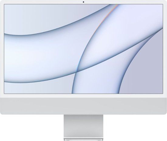 Photo 1 of APPLE 24" iMac® with Retina 4.5K display - Apple M1 - 8GB Memory - 256GB SSD - w/Touch ID (Latest Model) - Silver