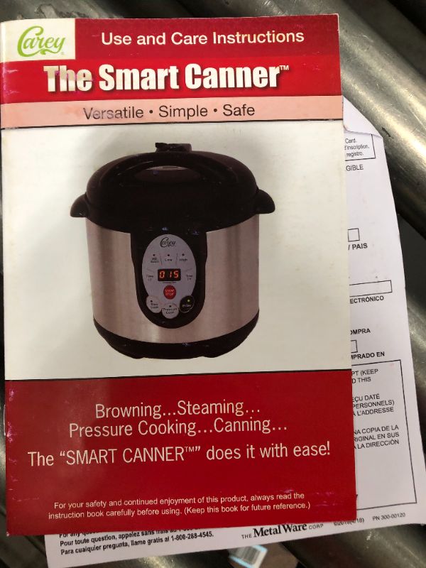 Photo 1 of CAREY Smart Electric Pressure Cooker and Canner, Stainless Steel
