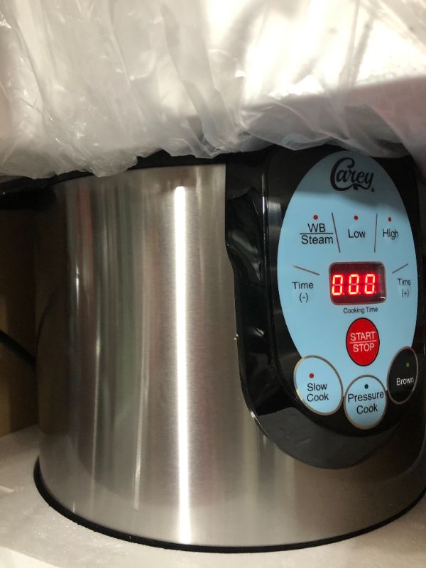 Photo 1 of CAREY Smart Electric Pressure Cooker and Canner, Stainless Steel