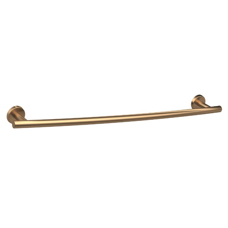 Photo 1 of Amerock Arrondi 24" Stainless Steel Towel Bar in Champagne Gold
