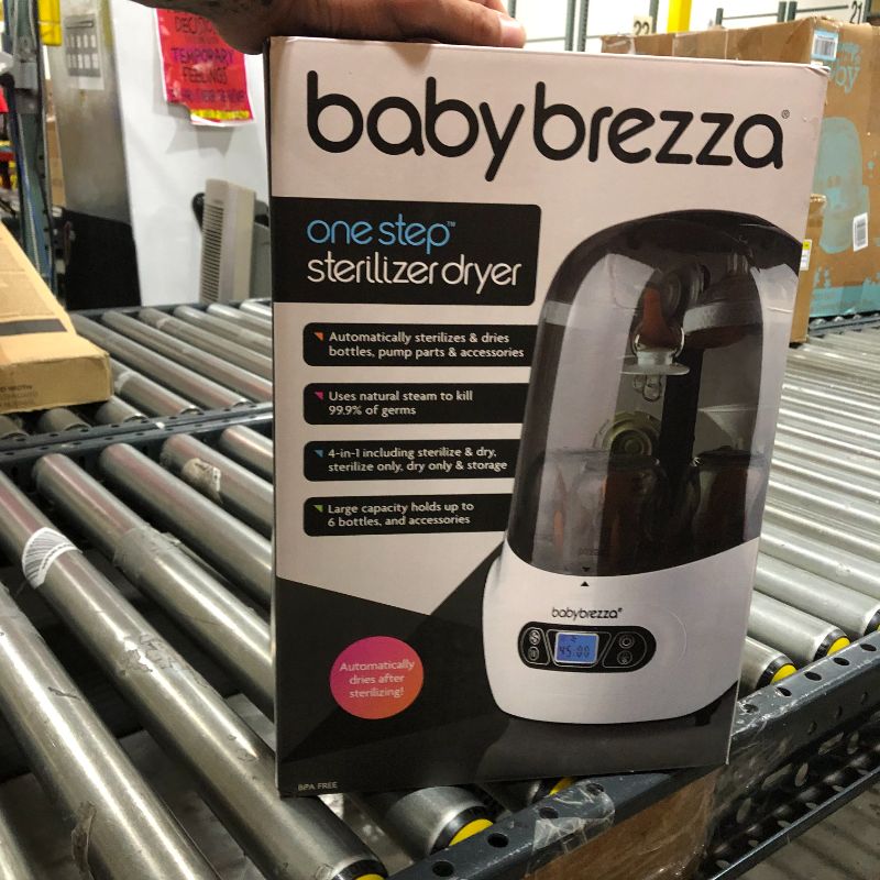 Photo 4 of BABY BREZZA One Step Bottle Sterilizer/Dryer in White at Nordstrom
