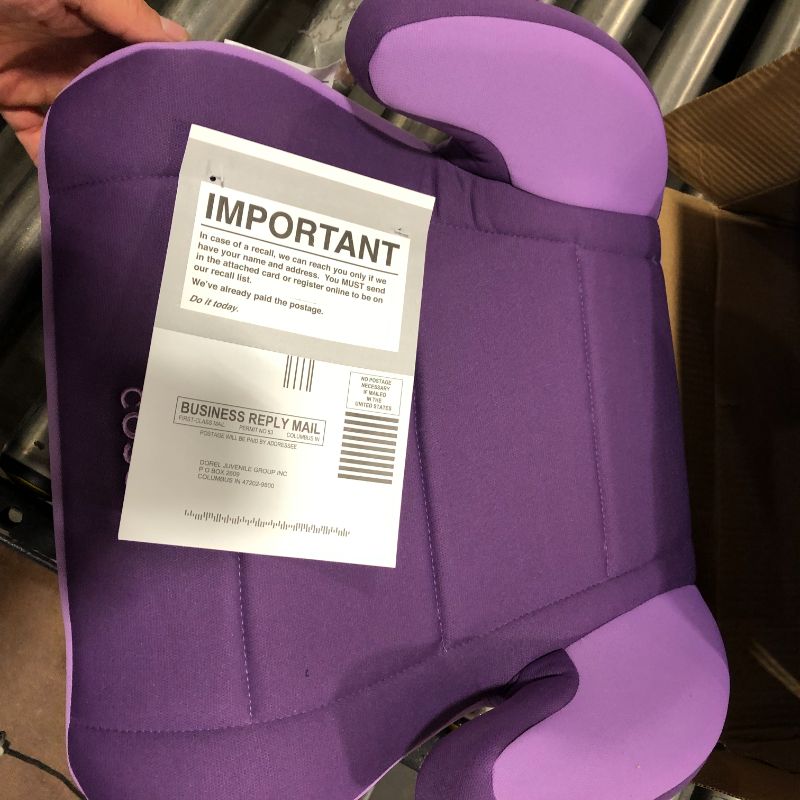 Photo 2 of Cosco Topside Booster Car Seat - Easy to Move, Lightweight Design (Grape)
