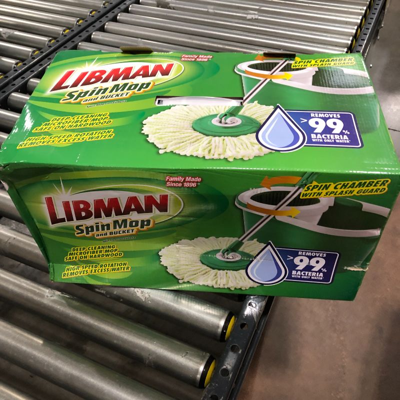 Photo 2 of Libman 1900547 16 in. 360 Deg Spin Mop with Bucket (306479)
