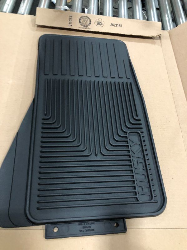 Photo 2 of 2012 GMC Canyon Husky Liners Heavy-Duty Floor Mats, Front Row Floor Mats in Black
