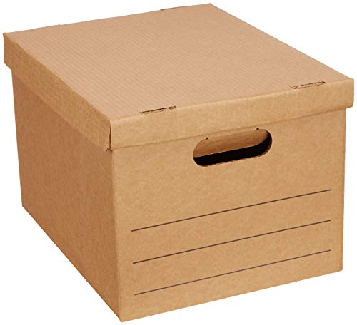 Photo 1 of Amazon Basics Small Moving Boxes with Lid and Handles - 15 x 10 x 12 inches, 20-Pack
