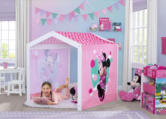 Photo 1 of Minnie Mouse Indoor Playhouse with Fabric Tent for Boys and Girls