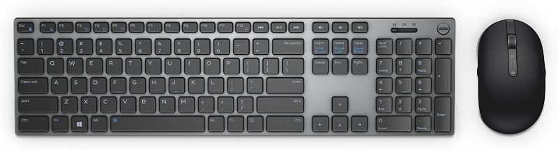 Photo 1 of Dell KM717 Premier Wireless Keyboard and Mouse, Gray
