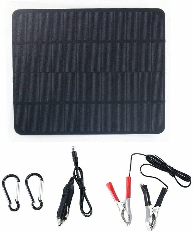 Photo 1 of Kqiang 12V 20W Solar Battery Charger Pro,Built-in MPPT Charge Controller,20 Watts Solar Panel Trickle Charging Kit for Cars, Trucks, caravans, Boats, Motorcycles, RV
