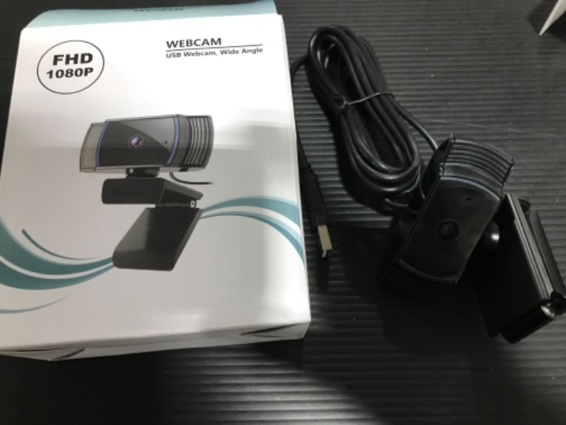 Photo 2 of 1080P Webcam with Microphone, C960 Web Camera, 2 Mics Streaming Webcam with Privacy Cover, 90°View Computer Camera, Plug&Play USB Webcam for Calls/Conference, Zoom/Skype/YouTube, Laptop/Desktop https://a.co/d/cp9x5EY