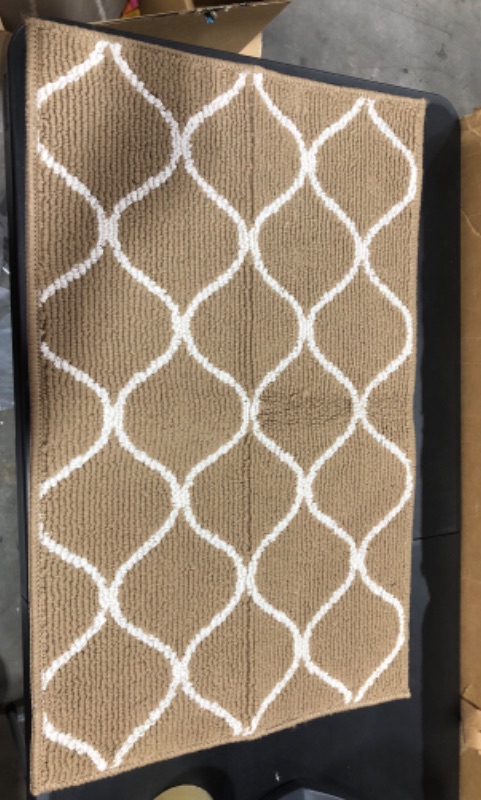 Photo 1 of Cozy homer kitchen rug 30*8 made of 100% polypropylene strip. (Washable beige)