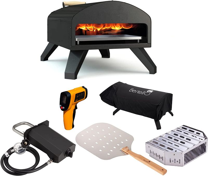 Photo 1 of Bertello Outdoor Pizza Oven Everything Bundle - Gas, Wood & Charcoal Fired Outdoor Pizza Oven. Portable Pizza Oven AS SEEN ON SHARK TANK - PATENT PENDING
