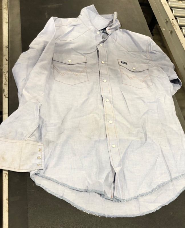 Photo 1 of Wrangler Light blue button down 