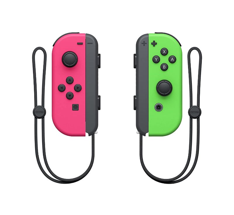 Photo 1 of Nintendo Joy-Con (L/R) - Neon Pink / Neon Green
