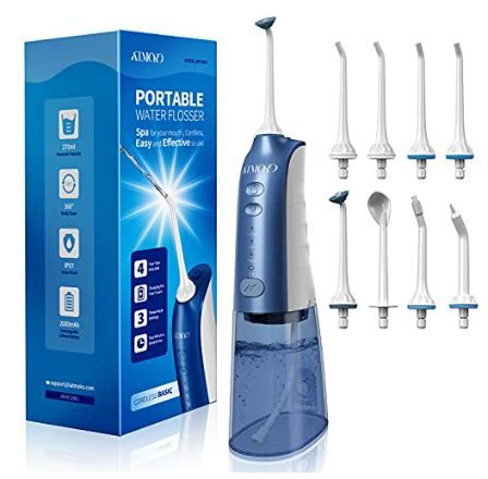 Photo 1 of Water Flosser Cordless, ATMOKO Portable Dental Oral Irrigator for Teeth