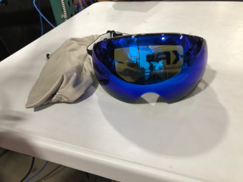 Photo 2 of AKASO OTG Ski Goggles, Snowboard Goggles, Mag-Pro Magnetic Interchangeable Lenses, Snow Goggles for Men & Women
