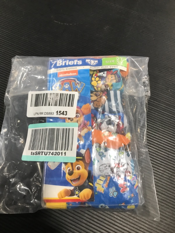 Photo 2 of 2T 3T Paw Patrol Boys' Underwear Multipacks  7pk Brief Multicolored