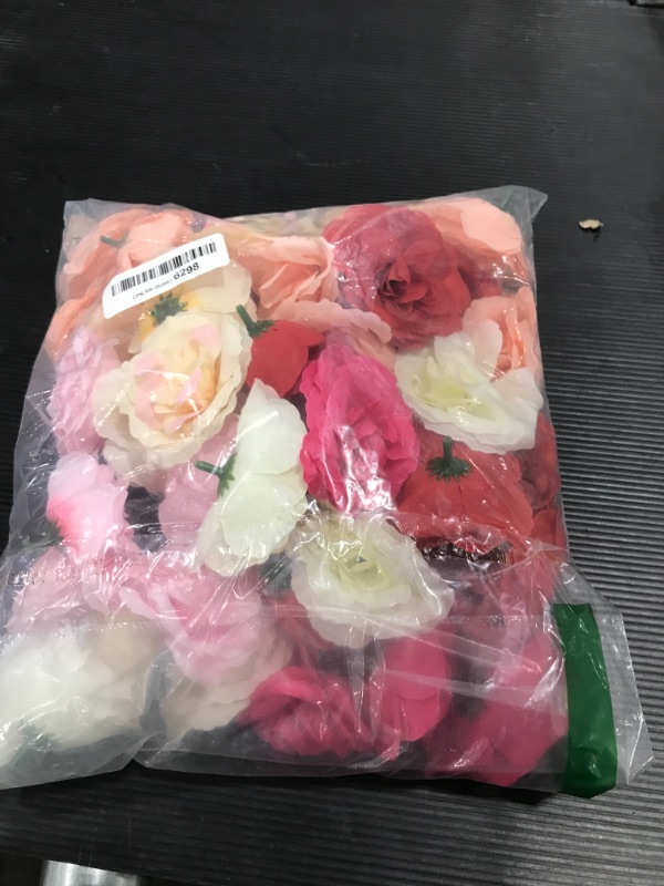 Photo 2 of  2.7” Artificial Flower Heads for DIY Crafts, Loose Fake Carnations for Wedding Decorations, Baby Showers, 6 Colors