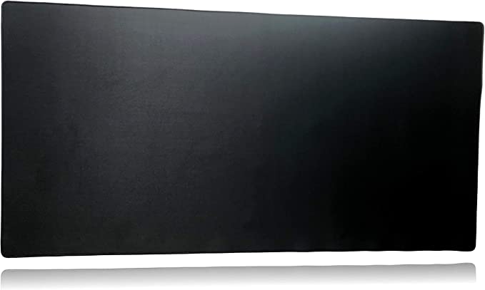 Photo 1 of Giga Size Gaming Mouse Pad - Anti Slip Rubber Base - Stitched Edges - Large Desk Mat - 60" x 30" x 0.16" (Giga, All Black/No Logo)