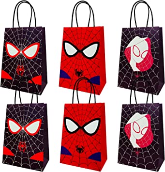 Photo 1 of 18 PCS Spiderman Party Favor Bags