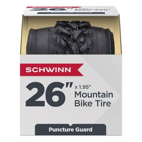 Photo 1 of Schwinn Replacement Bike Tire, Mountain Bike, 26 x 1.95-Inch , Black Mountain/Standard 26 x 1.95-Inch