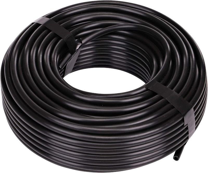 Photo 1 of Raindrip 100050211 Black 016010T 1/4-Inch by 100-Feet Tubing, 1