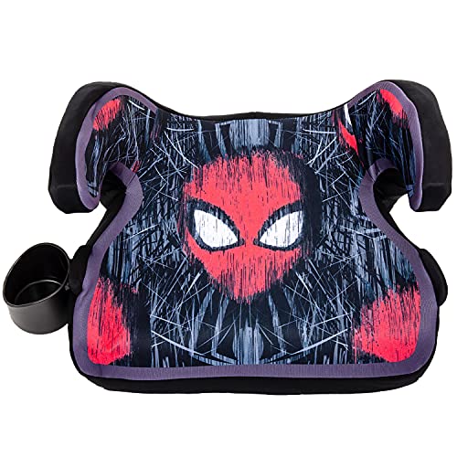 Photo 1 of KidsEmbrace Marvel Avengers Spider-Man Face Backless Booster Car Seat with Seatbelt Positioning Clip, Red, Grey, and Black