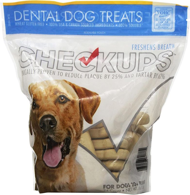 Photo 1 of - Dental Dog Treats, 24ct 48 oz. for dogs 20 pounds