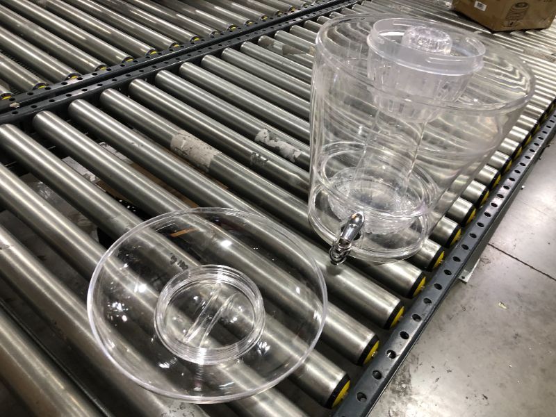 Photo 1 of 3 Gallon Acrylic Beverage Dispenser with Infuser