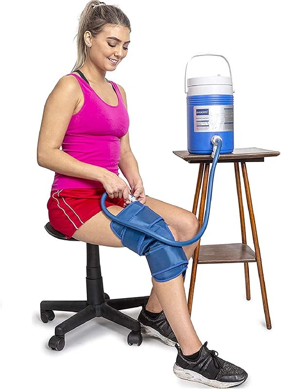 Photo 1 of Aircast Knee Cryo Cuff Wrap Cold Therapy Compression Ice Pack Cryotherapy