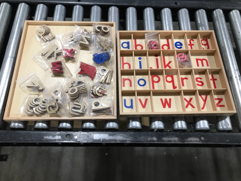 Photo 2 of Elite Montessori Wooden Movable Alphabet with Box Preschool Spelling Learning Materials (Red & Blue, 5mm Thick)
Item Dimensions LxWxH	15.5 x 14 x 2 inches