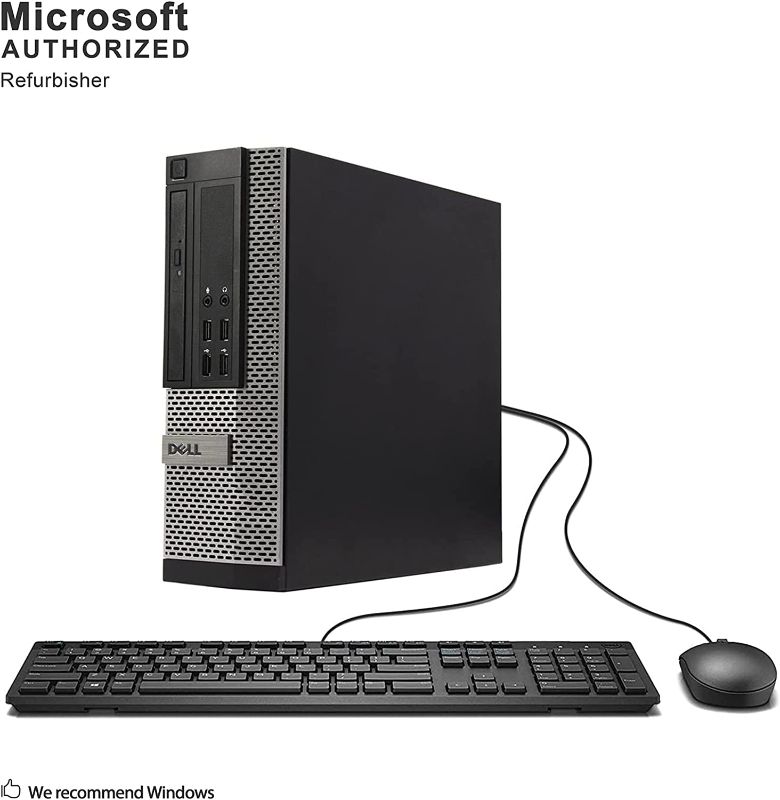 Photo 1 of Premium Dell Optiplex 9010 Business Desktop Computer (Intel Quad-Core i7-3770 up to 3.9GHz, 16GB RAM, 1TB HDD, DVD, WIFI, VGA, DisplayPort, USB 3.0, Windows 10 Professional) (Renewed)
