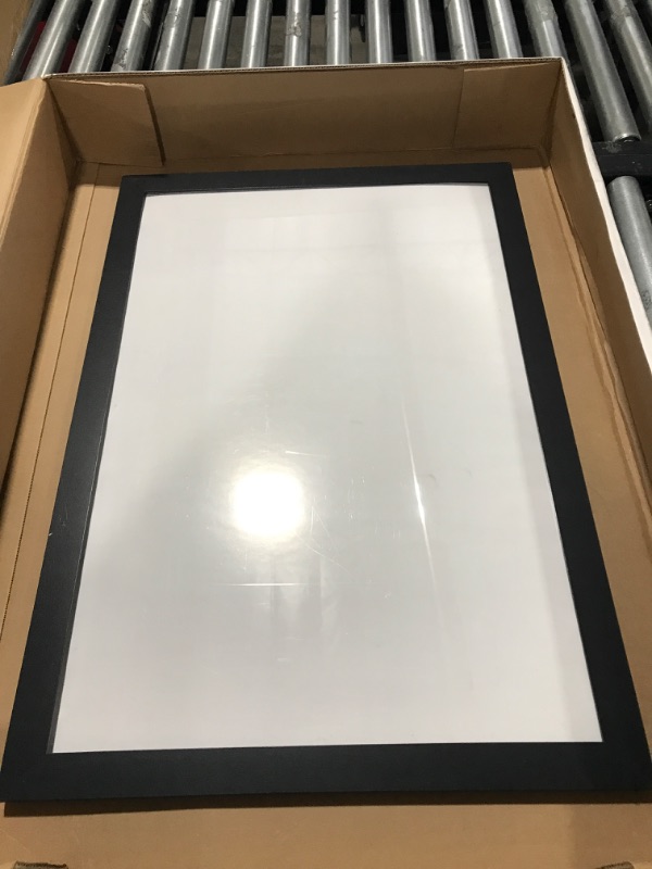 Photo 2 of Americanflat 20x30 Poster Frame in Black - Composite Wood with Polished Plexiglass - Horizontal and Vertical Formats for Wall with Included Hanging Hardware Black 20x30 Frame