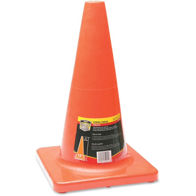 Photo 1 of 18in. Bright Orange Safety Cone RWS-50011
