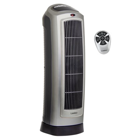 Photo 1 of Lasko 1500W Digital Ceramic Space Heater with Remote 755320 Silver
