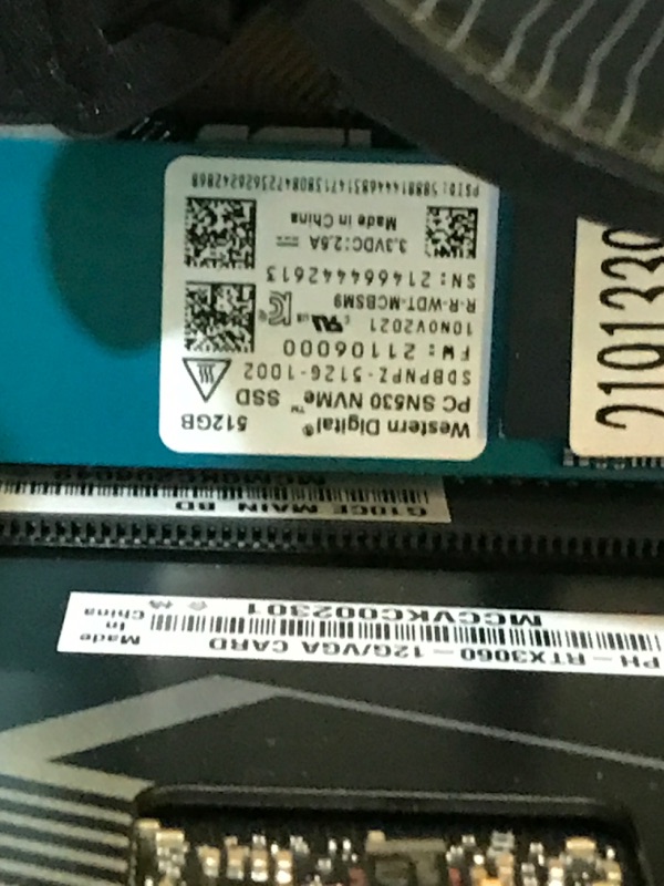Photo 3 of ROG Strix G10 Gaming Desktop PC, Intel Core i5-11400F, GeForce RTX 3060, 16GB DDR4 RAM, 512GB PCIe SSD, Wi-Fi 5, Windows 11 Home, G10CE-US564
