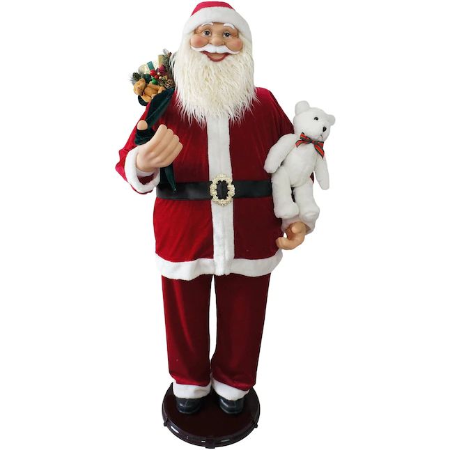 Photo 1 of Fraser Hill Farm  58-in Lighted Musical Figurine Electrical Outlet Christmas Decor
