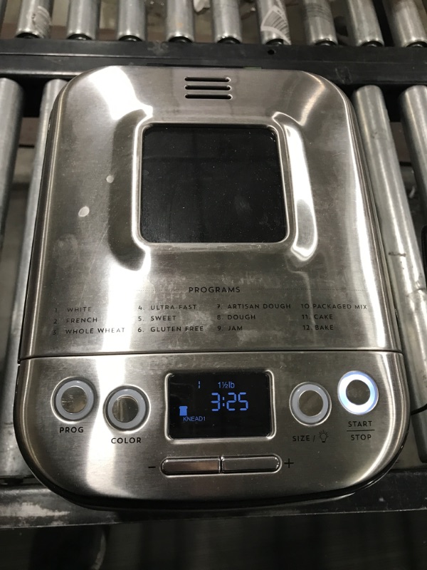 Photo 3 of *** for parts*** Cuisinart Cbk-110M Compact Automatic Bread Maker  (does not heat) 