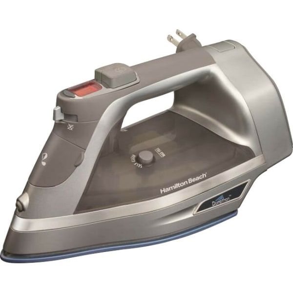 Photo 1 of Hamilton Beach Digital Control Durathon Nonstick Soleplate Iron with Retractable Cord
